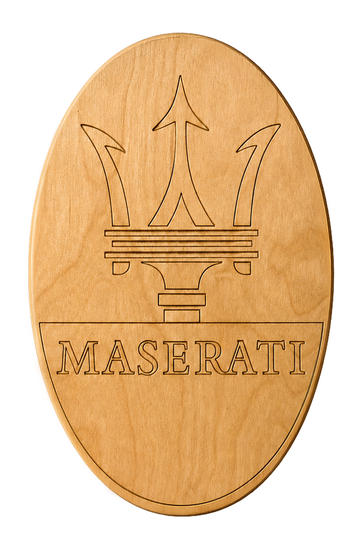 Oval plaque