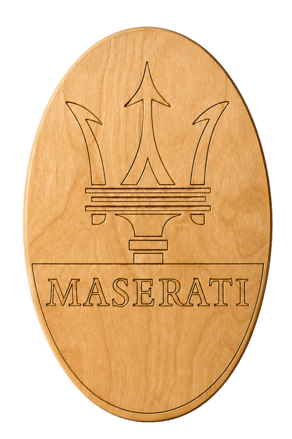 Oval plaque