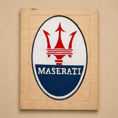 Oval plaque