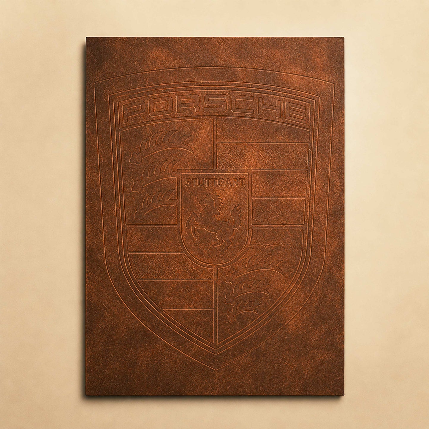 engrave on leather or synthetic leather