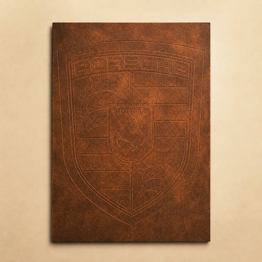 engrave on leather or synthetic leather